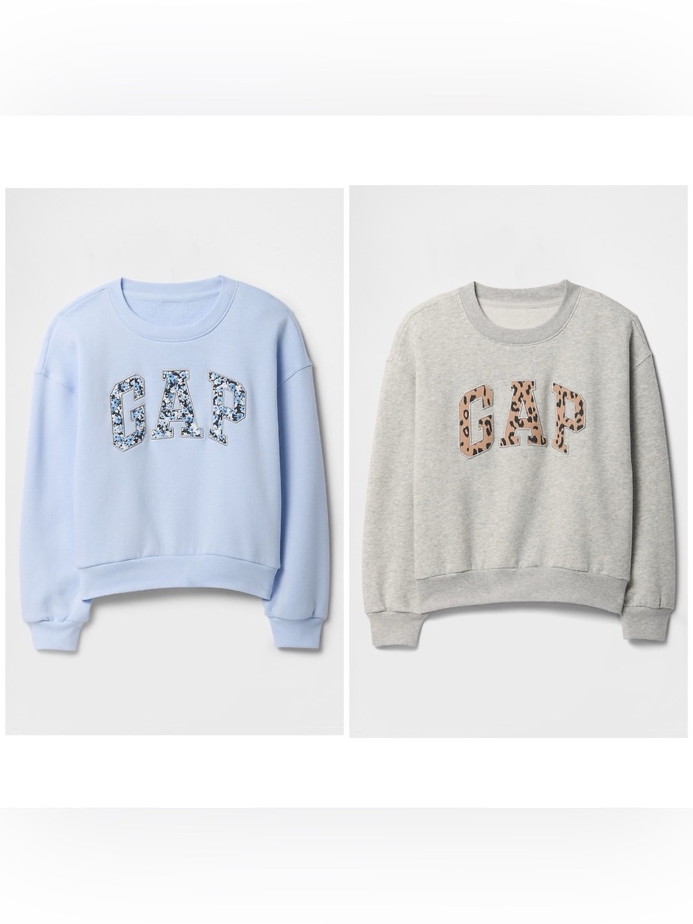 Kids Oversized Gap Logo
Sweatshirt 2fer Size M (8)
